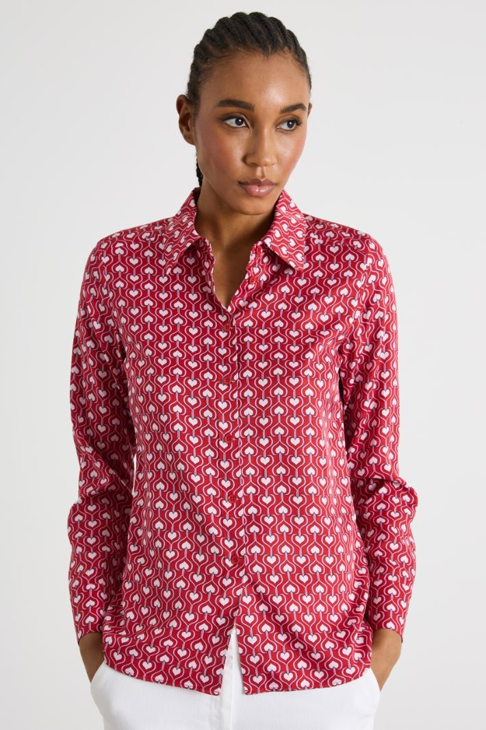 Printed fluid blouse Intrend - 2