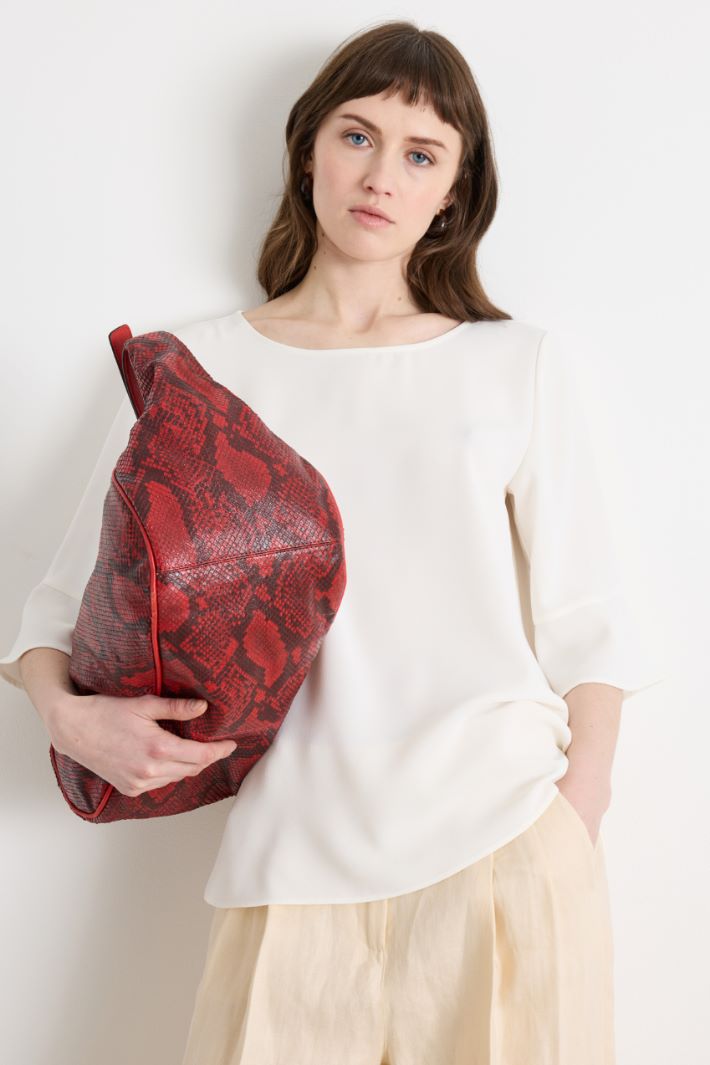 Blusa fluida in raso opaco Intrend - 2