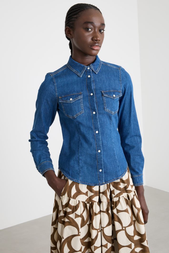 Camicia con tasche applicate Intrend - 2
