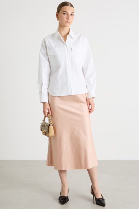 Flap-Pocket Poplin Shirt Intrend