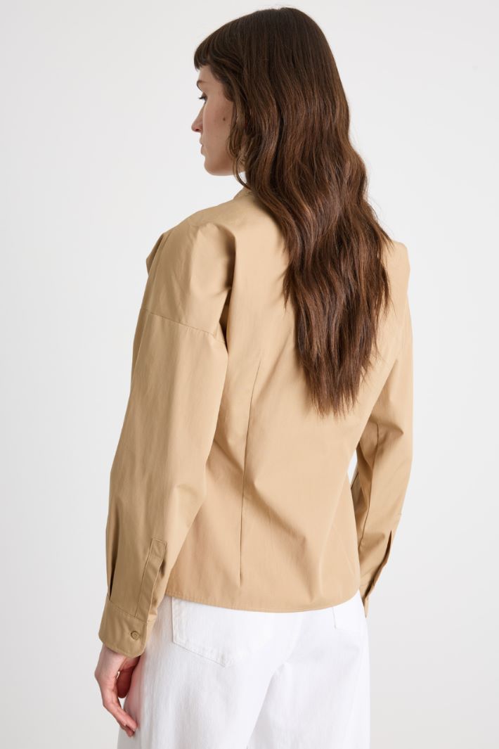 Flap-Pocket Poplin Shirt Intrend - 4