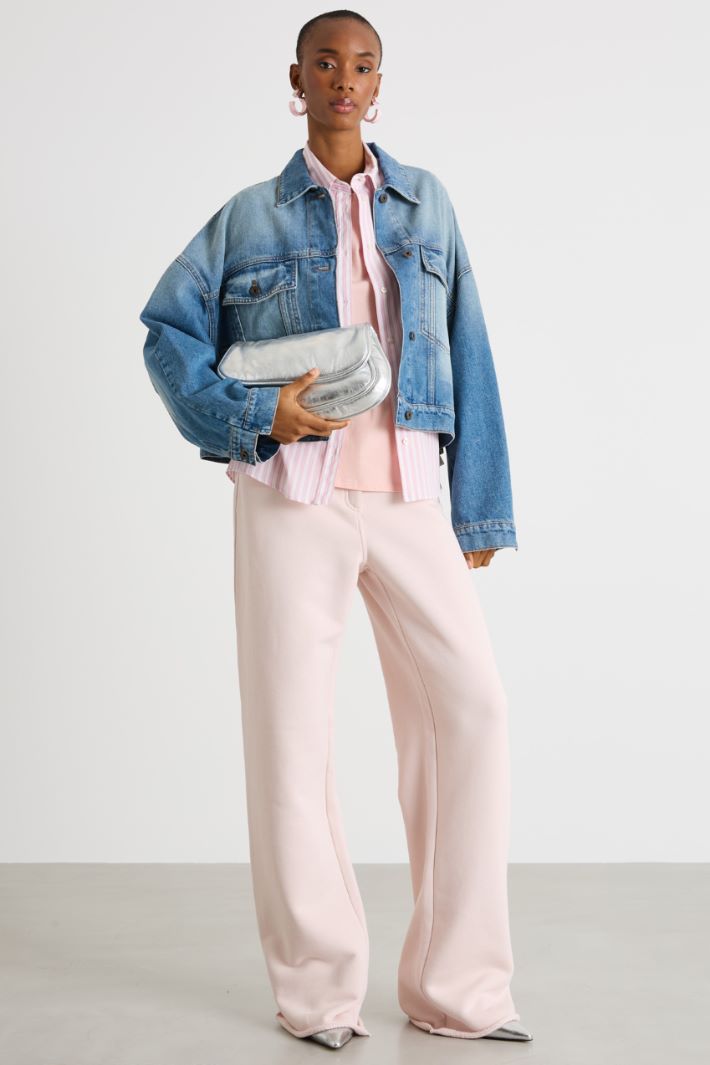 Straight-cut poplin shirt Intrend