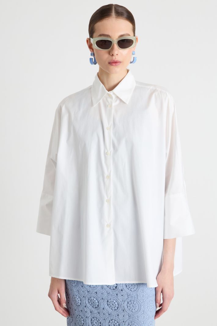 Relaxed-fit poplin shirt Intrend - 2
