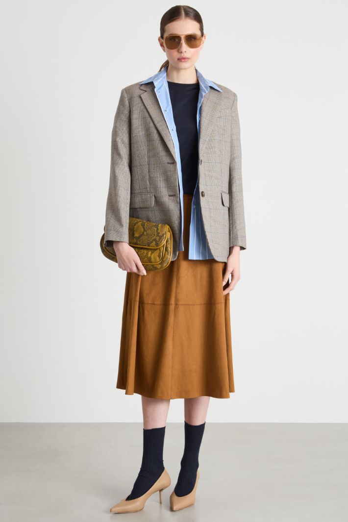 Camicia ampia in popeline Intrend