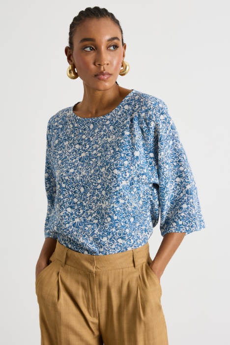 Blusa de twill Intrend