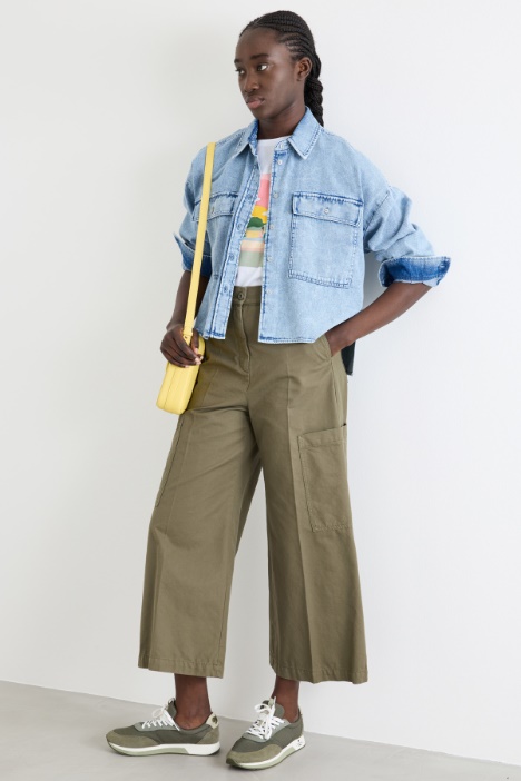 Camicia boxy con fondo asimmetrico Intrend