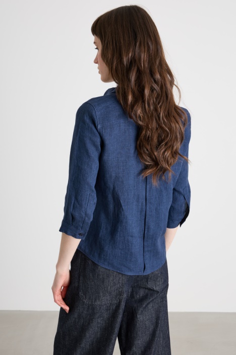 Camicia con manica a tre quarti