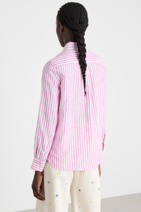 Camicia con motivo gessato