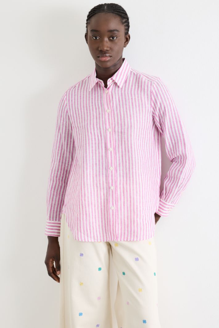 Camicia con motivo gessato Intrend - 2