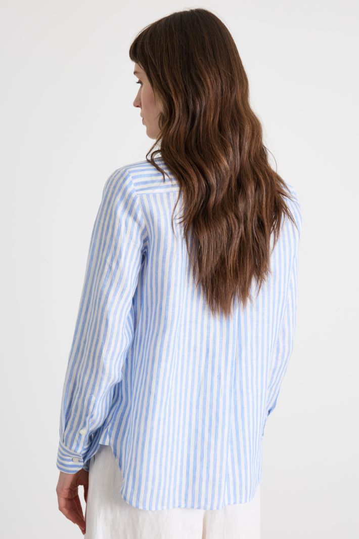 Camicia con motivo gessato Intrend - 4