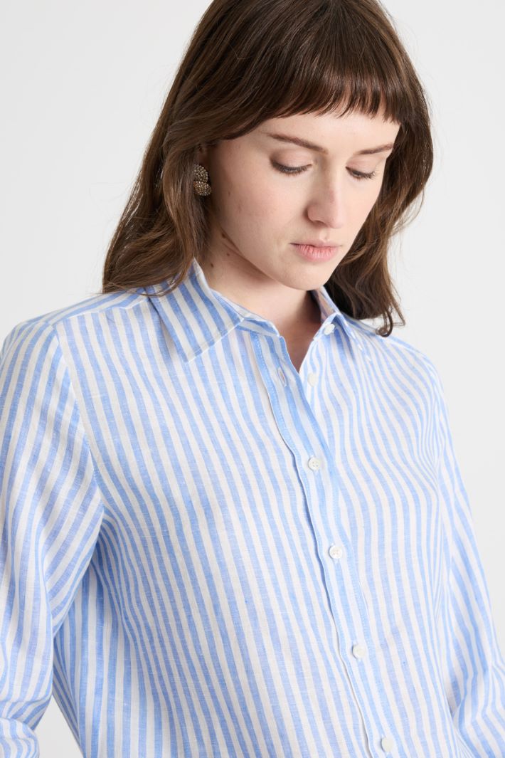Camicia con motivo gessato Intrend - 3