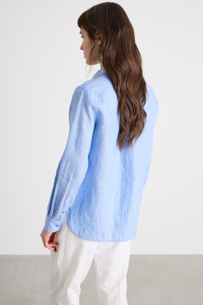 Camicia con motivo gessato Intrend - 4