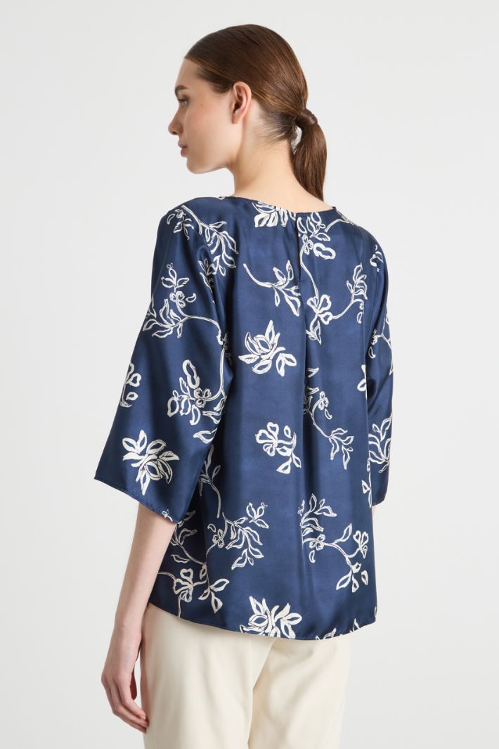 Blusa in twill Intrend - 4