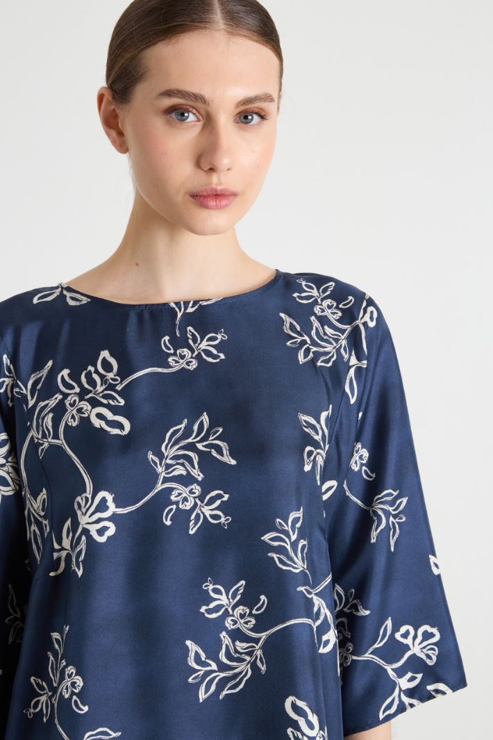 Blusa in twill Intrend - 3