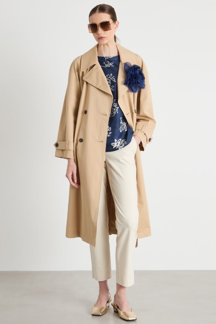 Blusa in twill Intrend