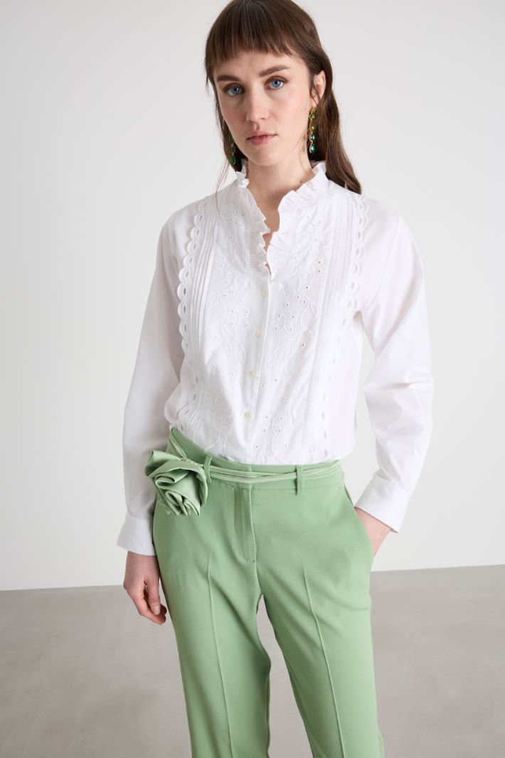 Camicia boxy con ricami Intrend - 2