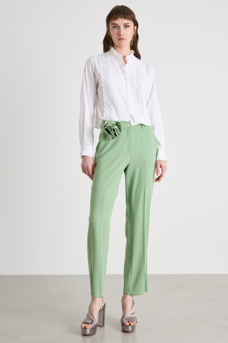 Camicia boxy con ricami Intrend