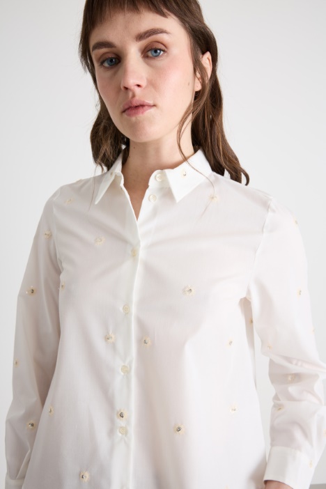 Camicia con paillettes