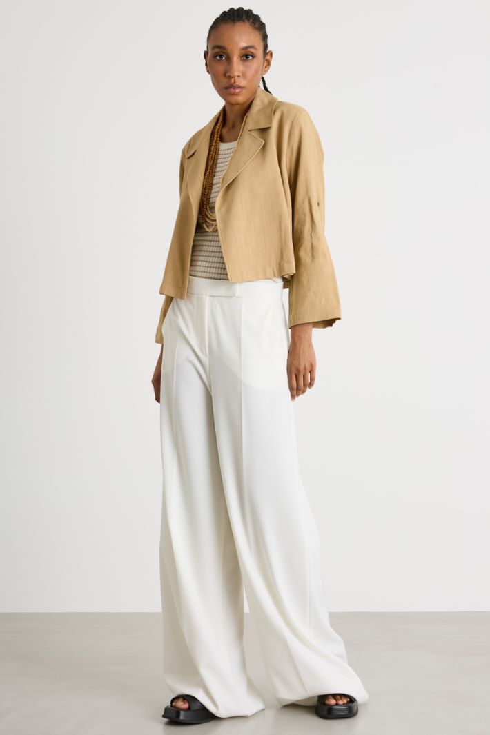 Wool gabardine trousers Intrend