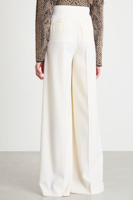 Pantalón de gabardina de lana