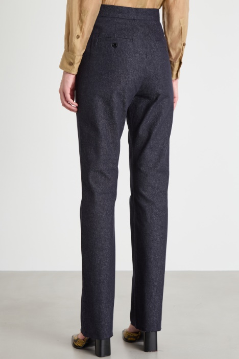 Pantalone dritto effetto jeans