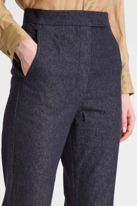 Pantalone dritto effetto jeans