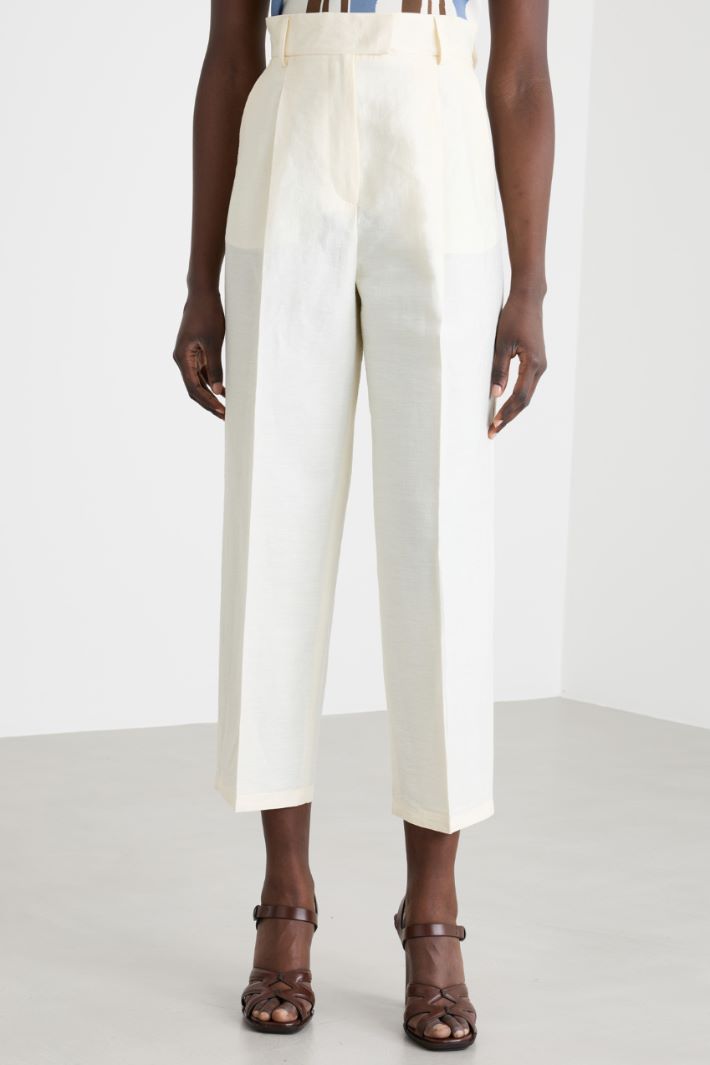 Pantalone con cintone alto Intrend - 2