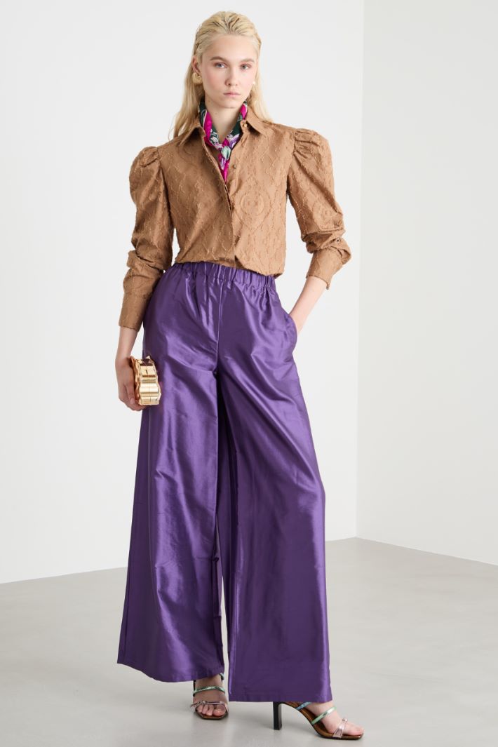 Pantalone palazzo in shantung Intrend