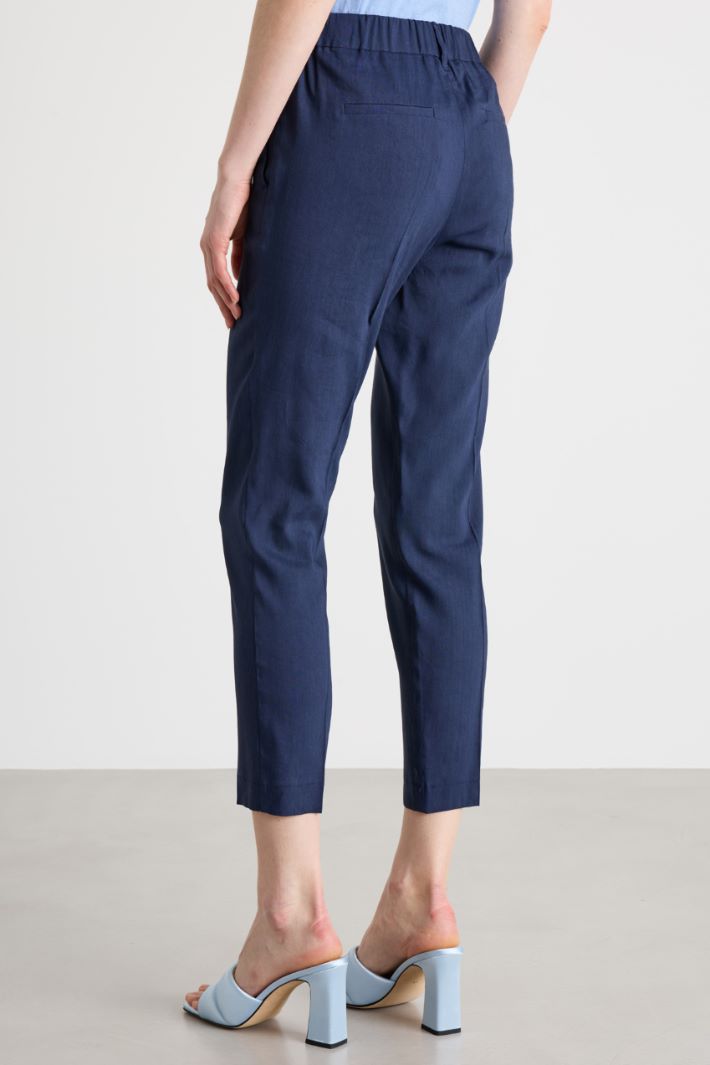 Pantaloni a sigaretta in tela Intrend - 4