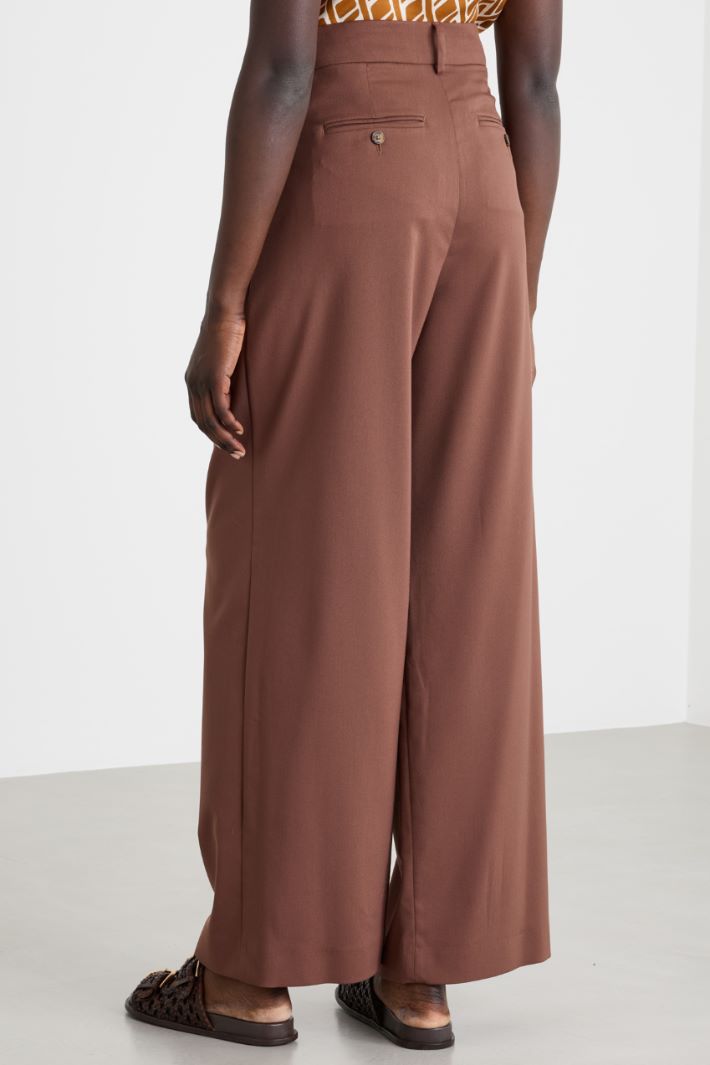 Pantalone ampio con pieghe Intrend - 4
