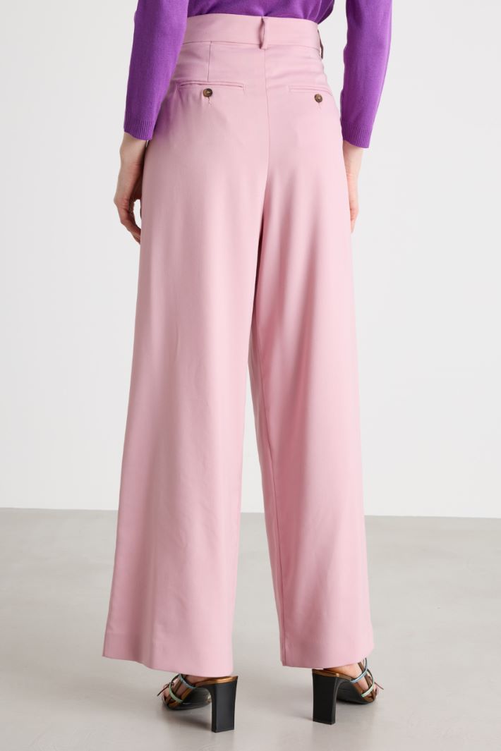 Pantalone ampio con pieghe Intrend - 4