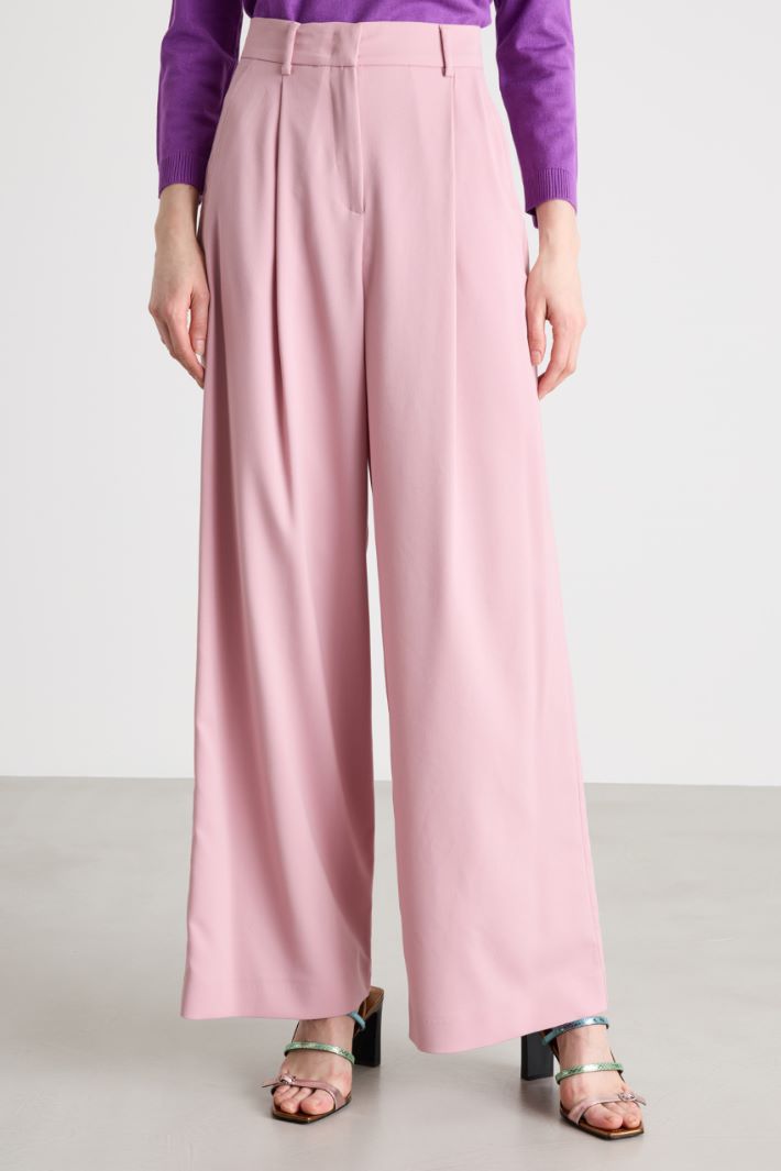 Pantalone ampio con pieghe Intrend - 2