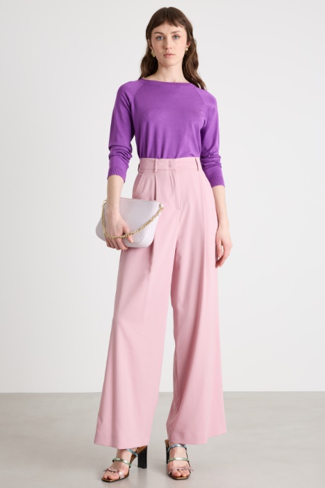 Pantalone ampio con pieghe Intrend