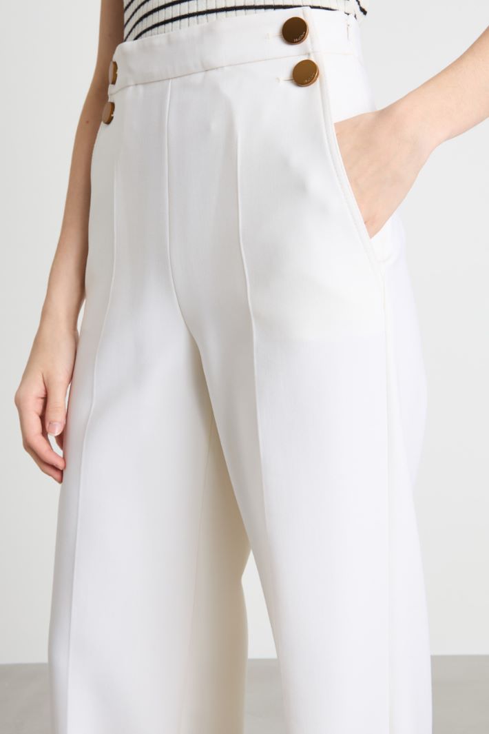 Button-detail trousers Intrend - 3