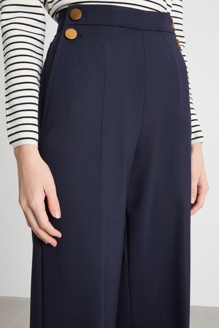 Button-detail trousers Intrend - 3