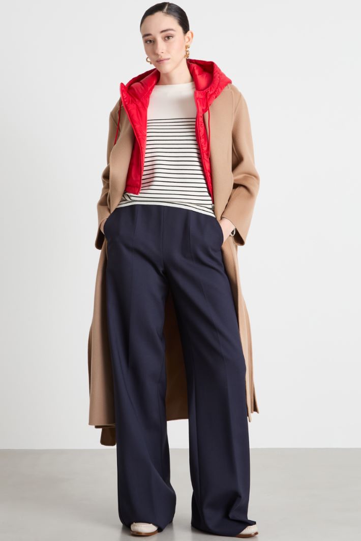 Button-detail trousers Intrend