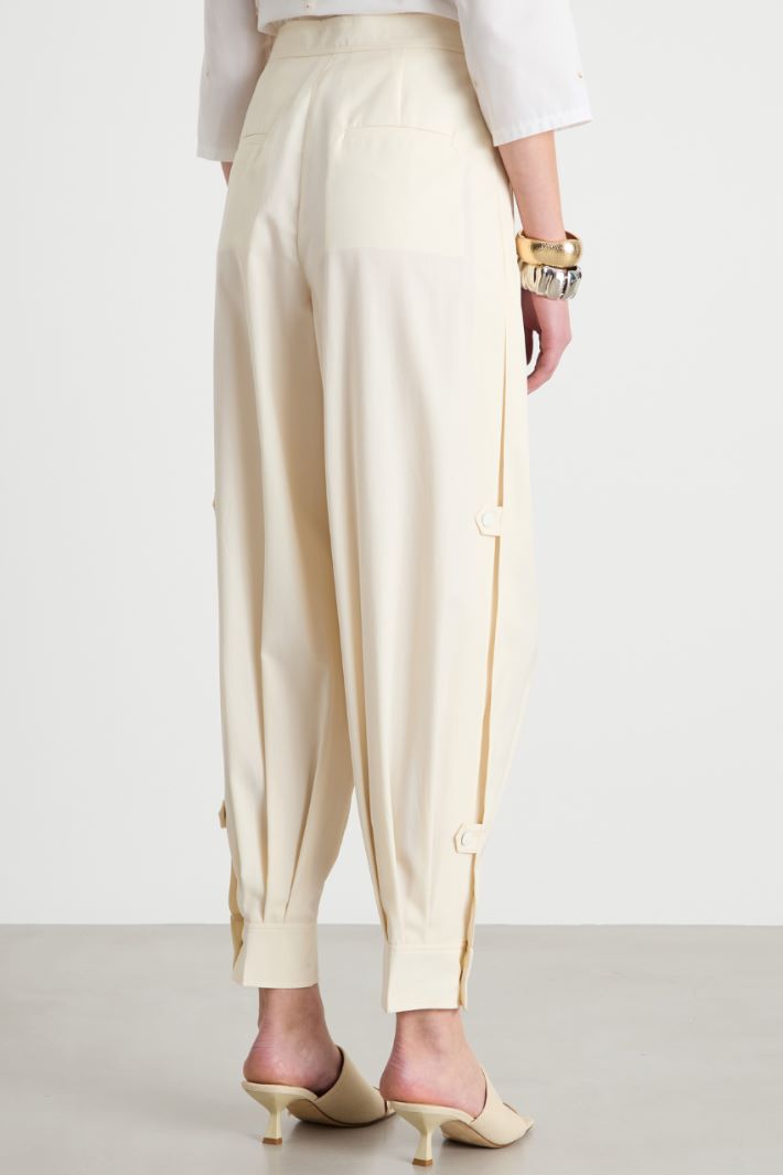 High-waisted balloon trousers Intrend - 4