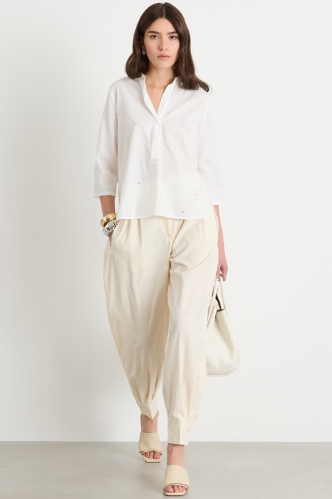 High-waisted balloon trousers Intrend