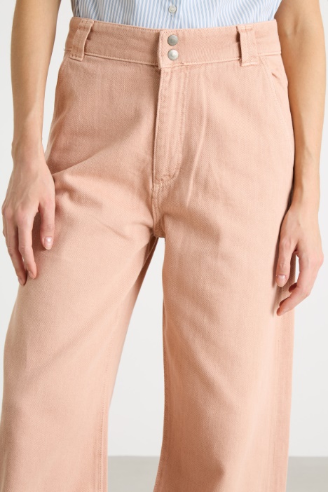 Pantalone ampio in drill