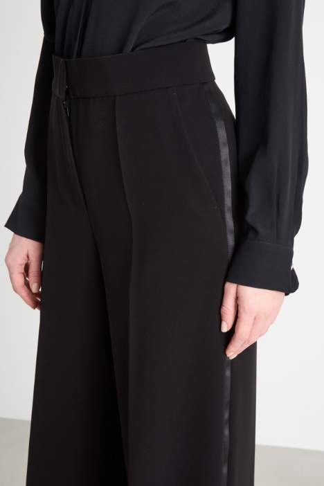 Pantalone palazzo in cady