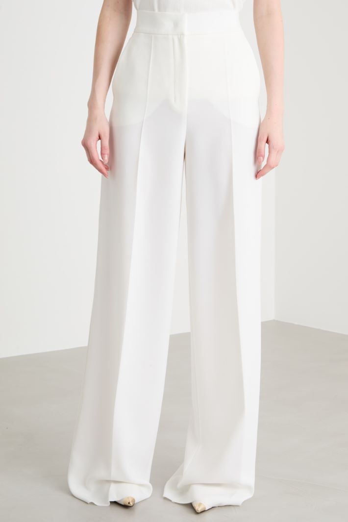 Wide-leg cady trousers Intrend - 2