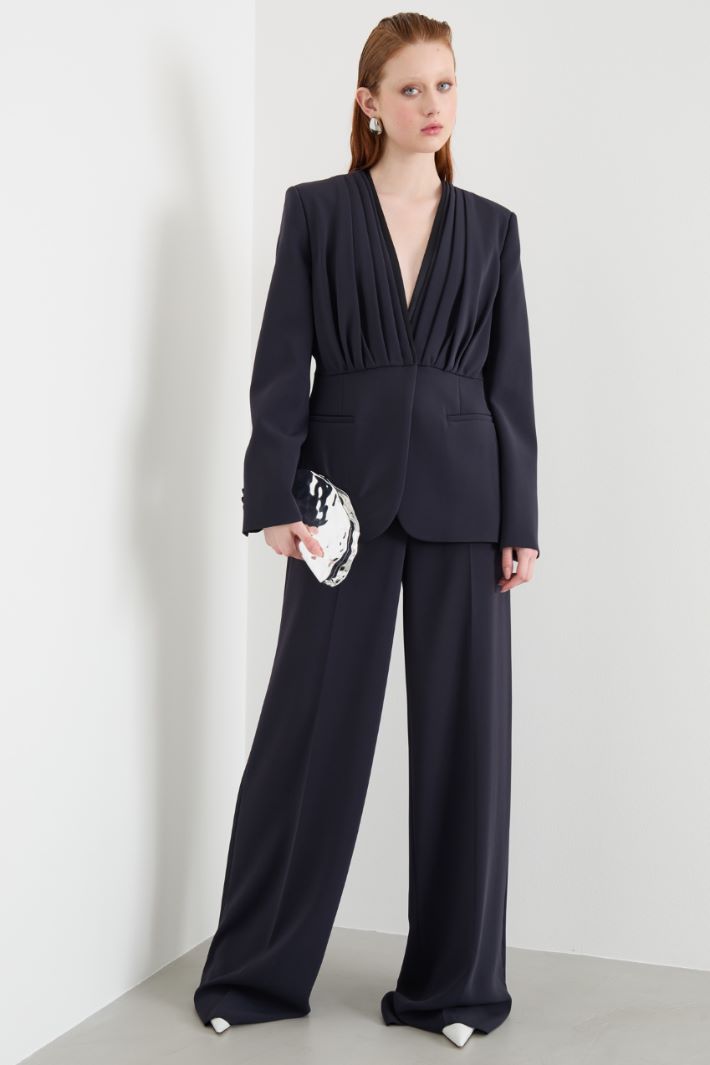 Wide-leg cady trousers Intrend