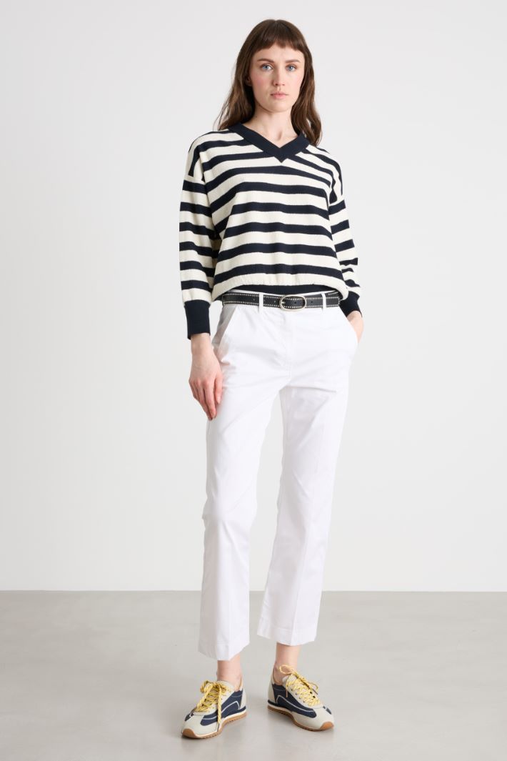 Pantaloni in raso Intrend