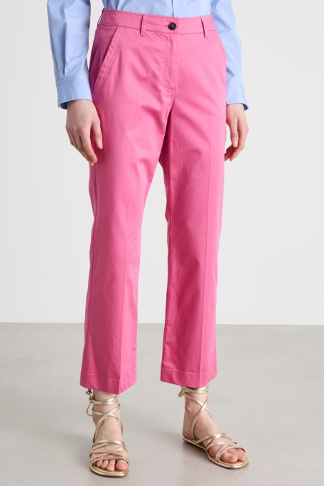Pantaloni in raso