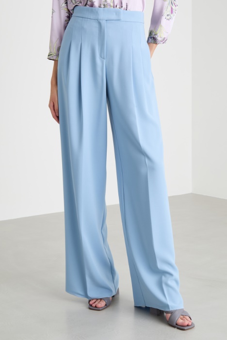 Pantalone ampio in cady