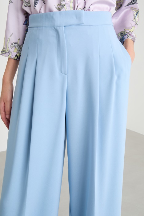 Pantalone ampio in cady