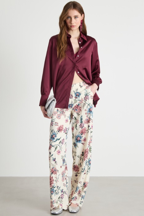 Floral-print trousers Intrend