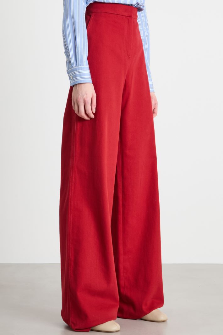 Straight-fit drill trousers Intrend - 2