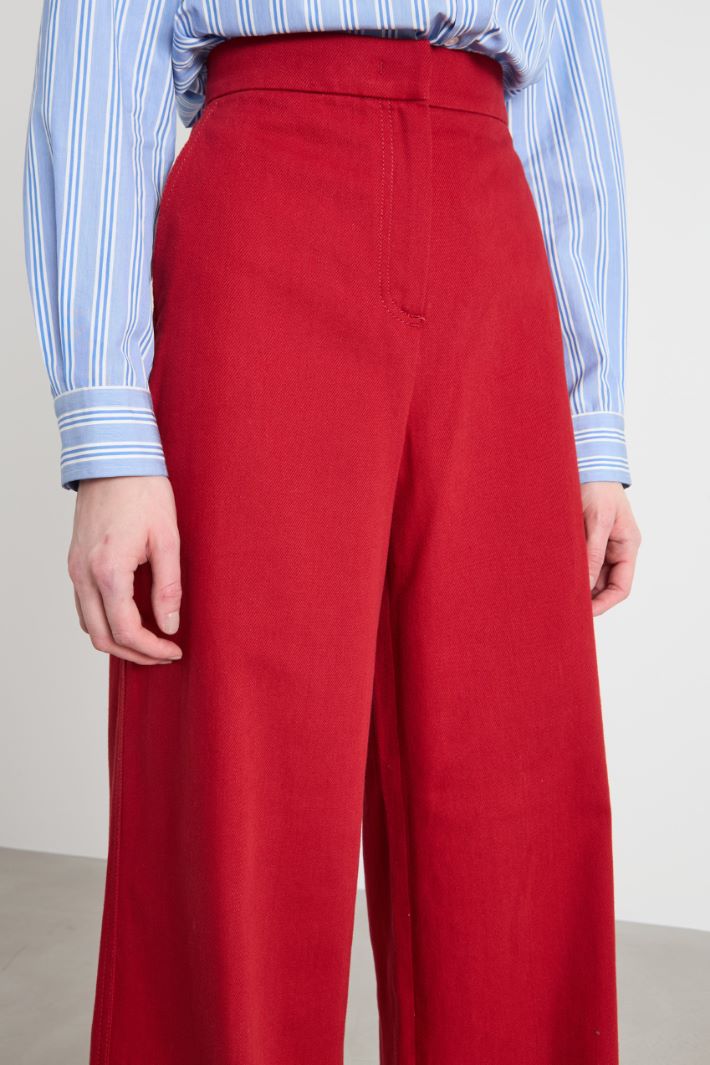 Straight-fit drill trousers Intrend - 3