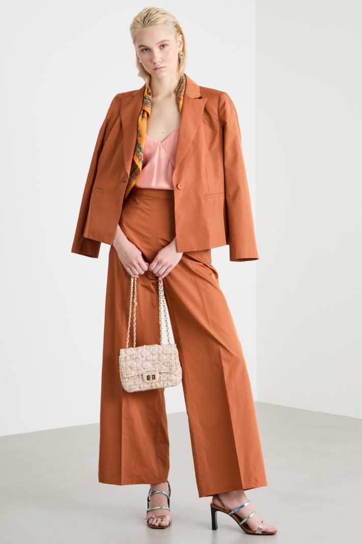 Taffeta palazzo trousers Intrend